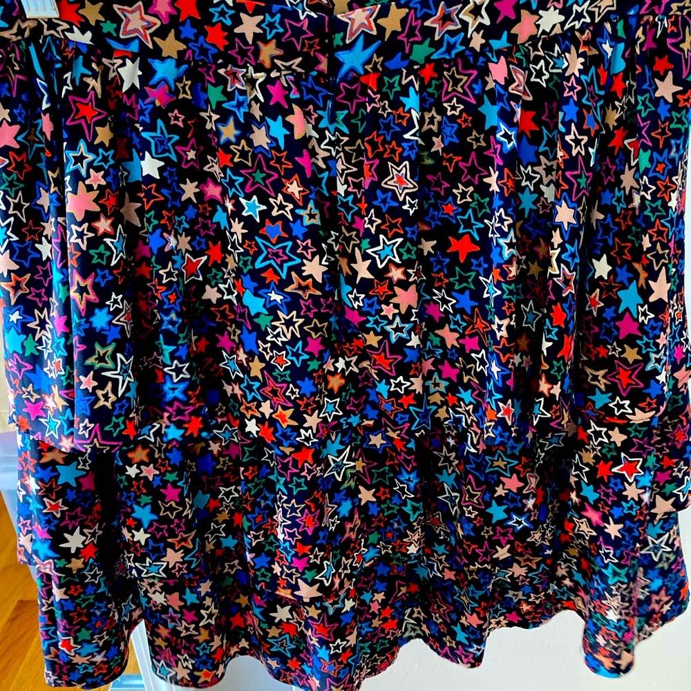 J Crew ruffled star skirt